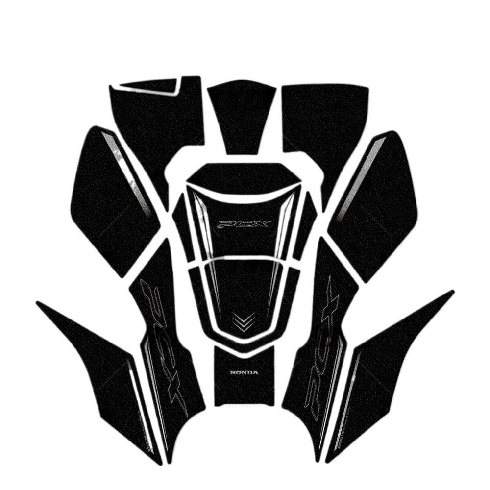 Motorcycle Fuel Tank Sticker for PCX160 Pcx 160 Motorcycle Tank Pad Stickers Protector Decals Gas Fuel Knee Grip Traction Side Accessories Motorbike
