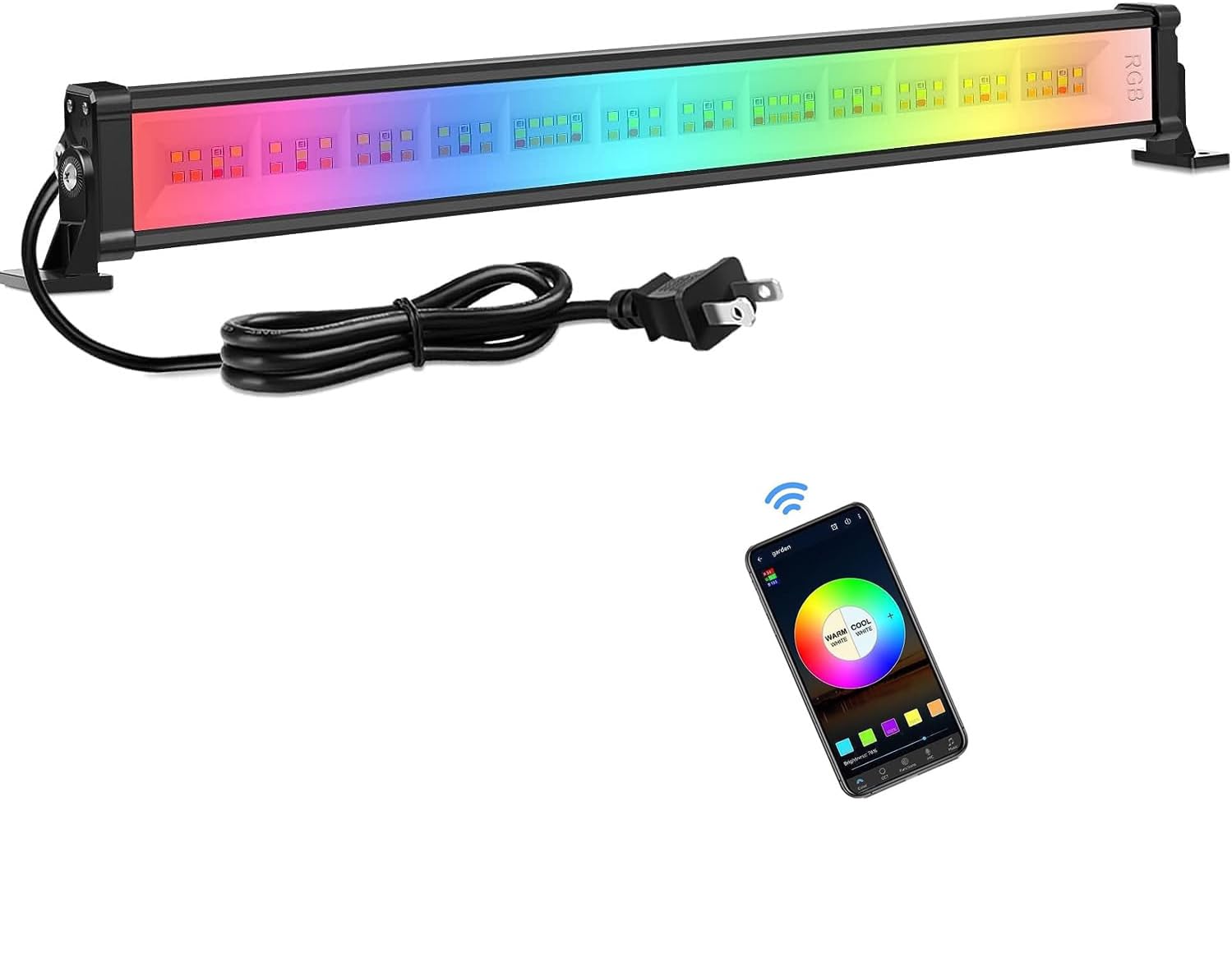 Photo 1 of MEIKEE RGB Wall Washer Lights 42W RGBCW Smart APP LED Light Bar