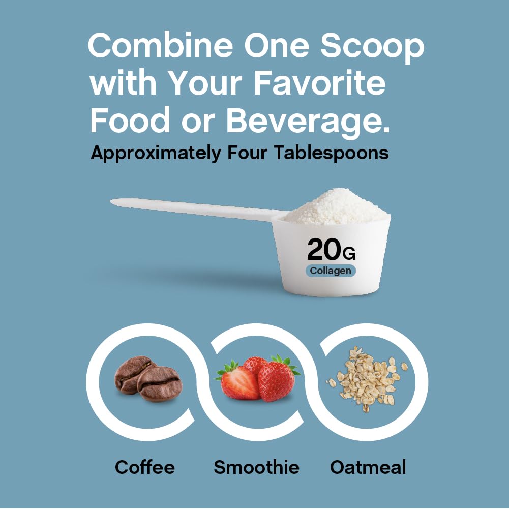 NeoCell Collagen Bio-Peptides Powder | 22oz | Super Hair, Skin, and Nails | Superior Absorption | Grassfed Protein Supplement | Advanced with 18 Essential Amino Acids