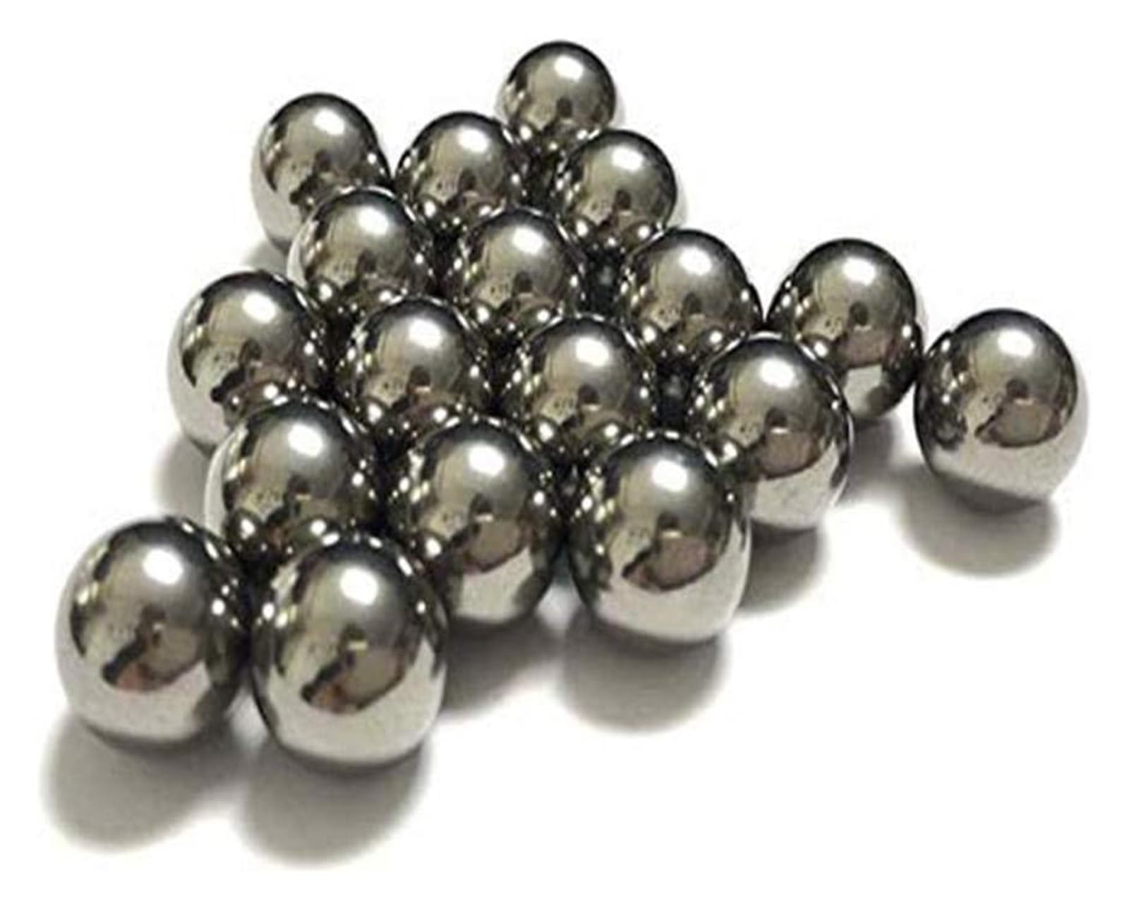 Roulement à billes en acier, 1 kg, bille en acier au carbone, bille en acier de précision, bille pleine, bille ronde en acier(7.5mm)