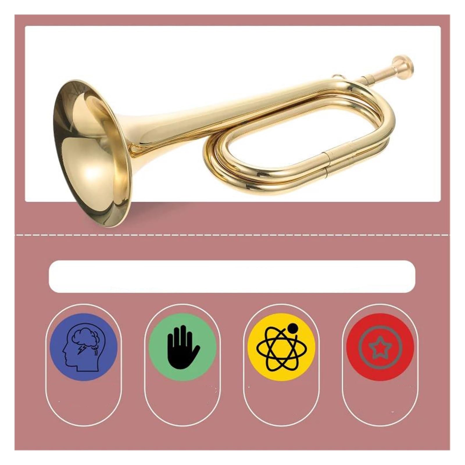 Trąbki Trąbka Mosiężny Ustnik Instrument Dęty Piękny Instrument Dęty
