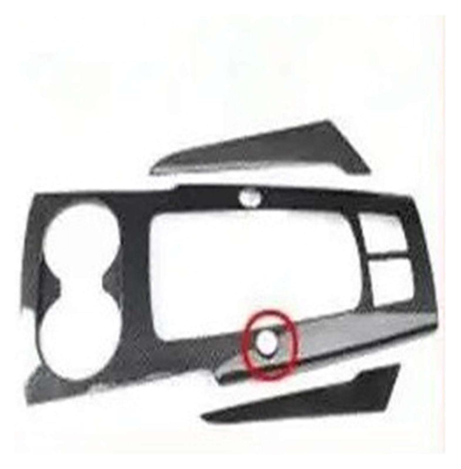 Carbon Fiber Interior Stickers for A3 8V S3 RS3 2014-2018 LHD RHD Car Interior Center Console Gear Shift Panel Trim Cover Mouldings(Lhd,Type C)