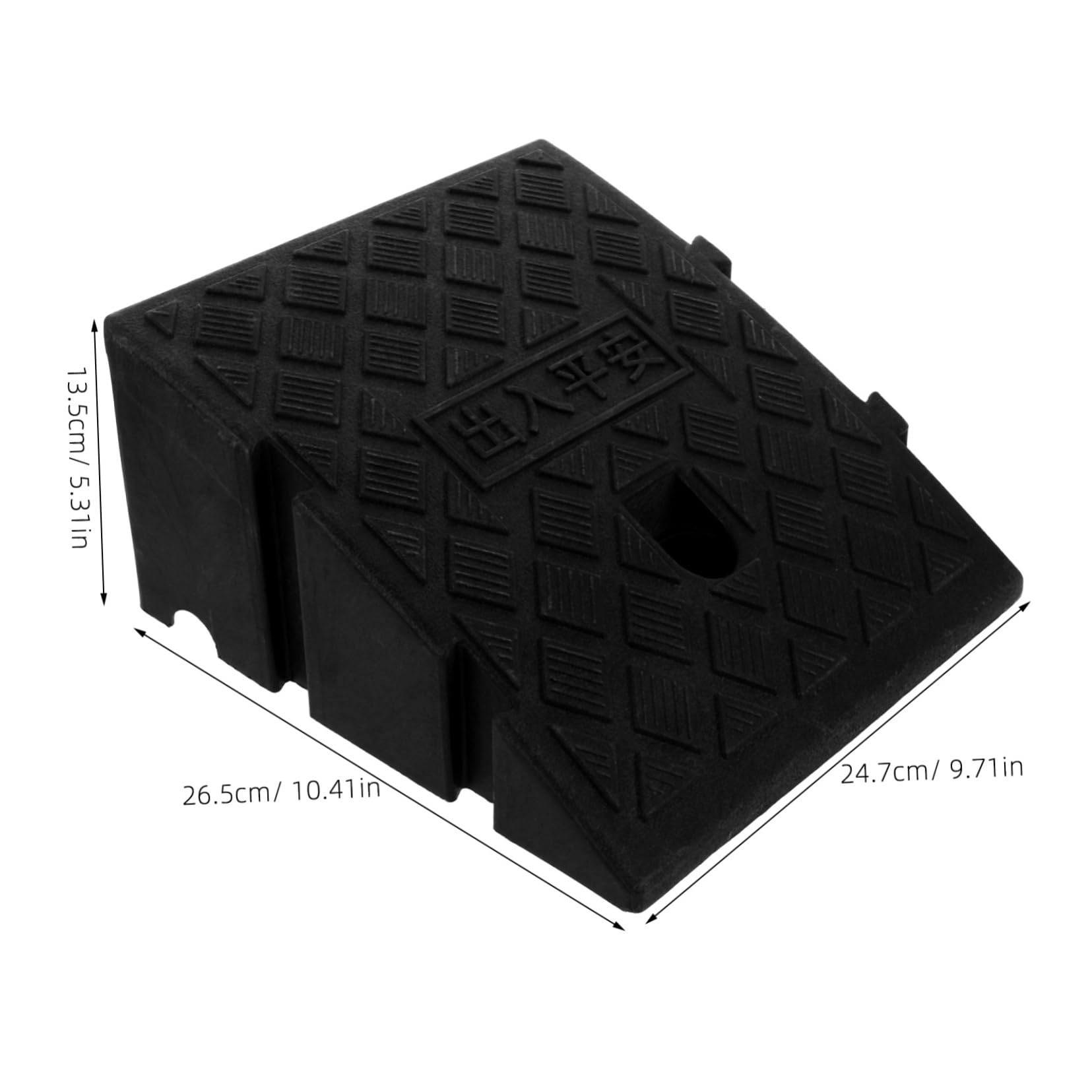 SOLUSTRE Slope Pad for Driveway Shed Ramp Cable Ramp Drive Over Protector Wheelchair Threshold Easy to Install