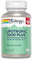 Vista 10 de SOLARAY Lipotropic 1000 Plus Cápsulas Vitaminas 100 Recuento