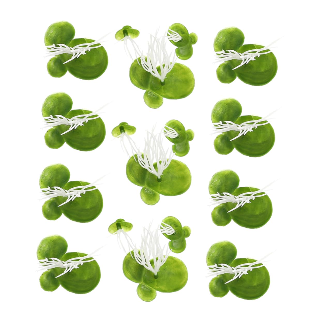 BESPORTBLE 5ensembles Décoration De Réservoir Aquatique De Plantes Flottantes Artificielles Imitation Lentilles Eau pour Aquarium Et Étang Ornement Naturel pour Poisson