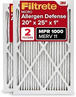 Filtrete 12x24x1，AC 暖氣空氣濾網，MPR 1000，過敏源防護