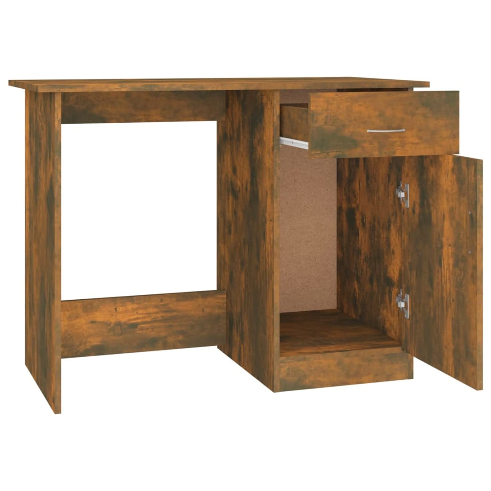Homgoday Scrivania da ufficio, scrivania per computer, scrivania da ufficio, con spazio per studio, ufficio, soggiorno, incenso, 100 x 50 x 76 cm, materiale in legno