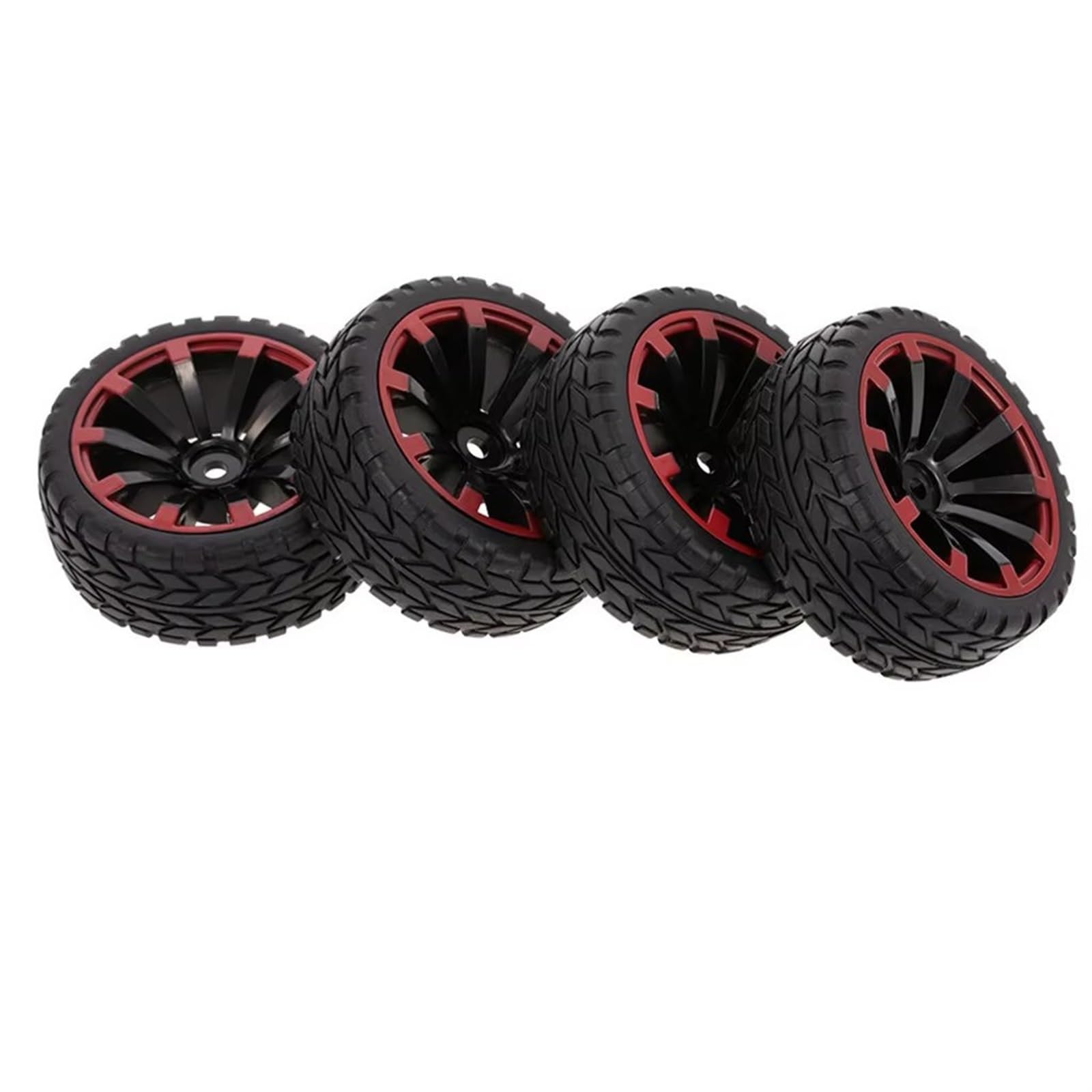 Per HSP Per HPI Per Traxxas Per TRX4 Per TRX-4 Per Tamiya Accessori 4 Pezzi 65 * 26mm Pneumatici Per Auto RC Pneumatici Su Per Strada E Ruota Esagonale 12mm Ruote