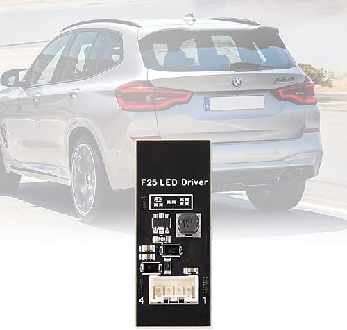 Miniatura 7 de Placa LED trasera X3 F25 -4 piezas, placa de reparación de luz LED trasera, repuesto de chip LED compatible para X3 F25 2011 a 2015 (reemplazo valeo