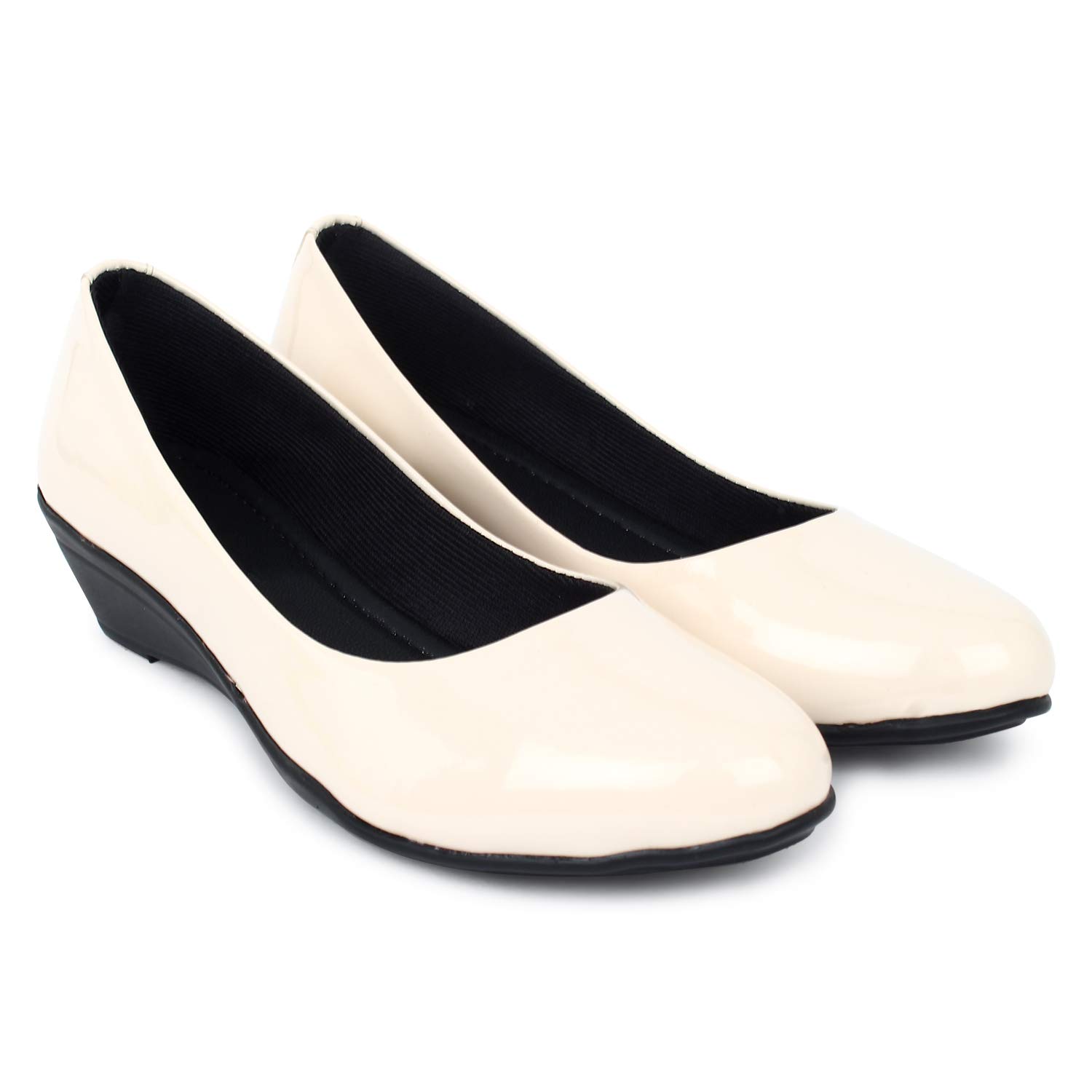 Kairo D High Heel Office (Bellies) wear Women Formal Shoes (Cream, numeric_5) (B0BC1WGFPB) Amazon Price History, Amazon Price Tracker
