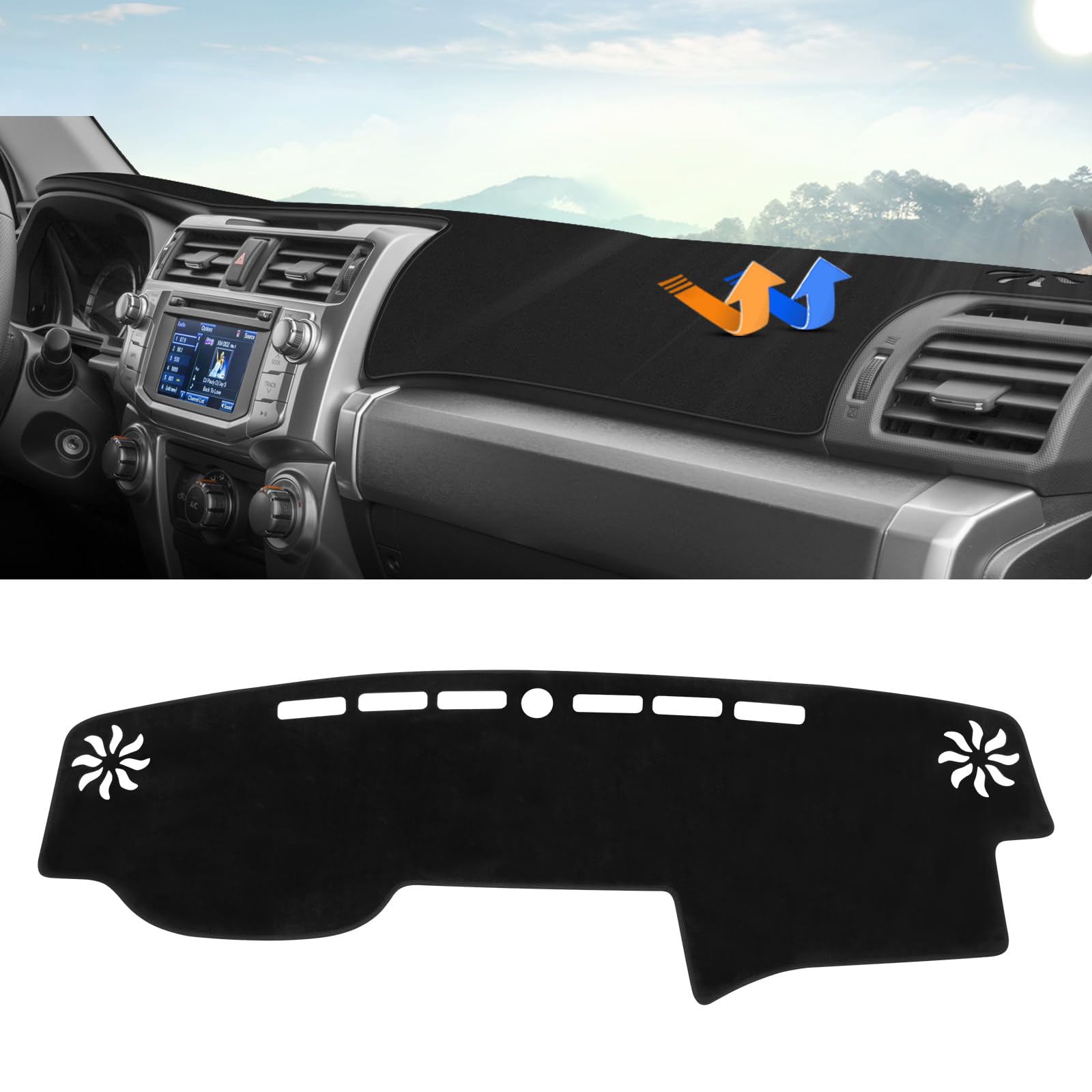 PREDUCTS DASHBOARD  Matte Black幅120cm PREDUCTS DASHBOARD Matte Black幅120cm