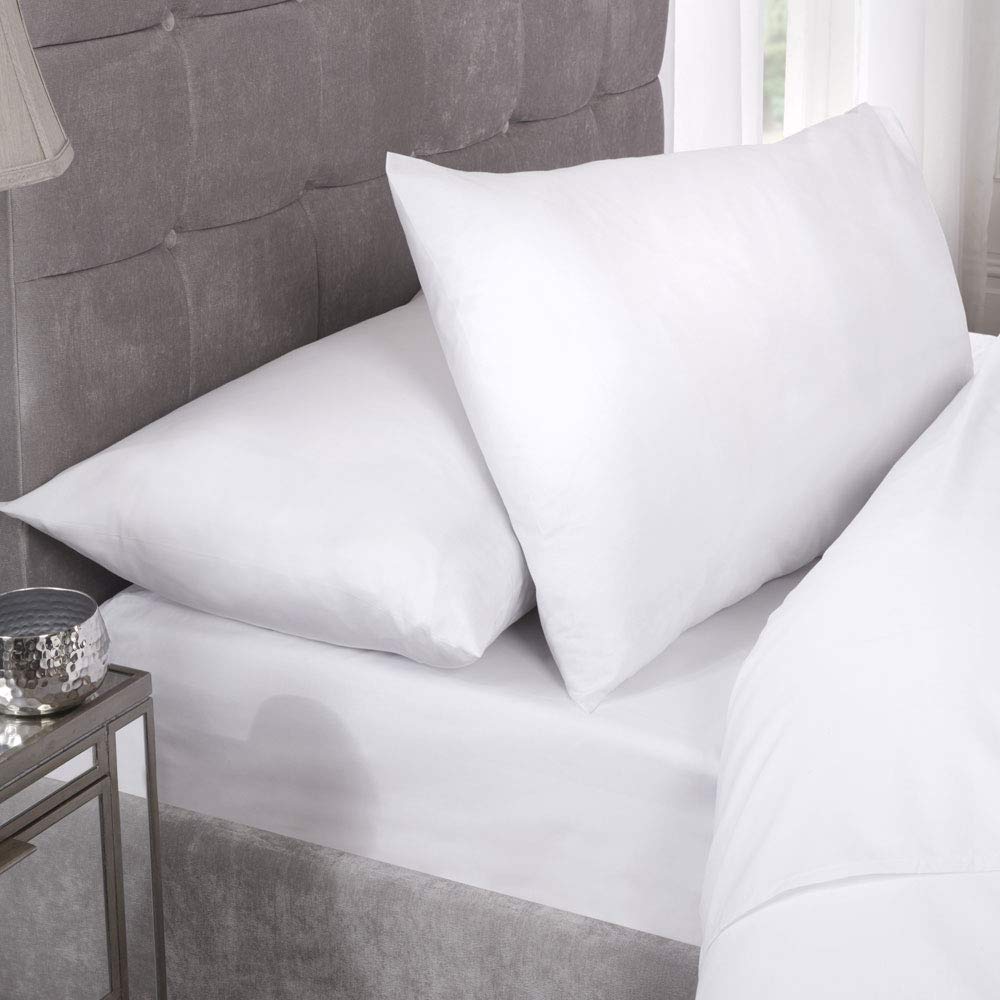 Emma Barclay 180 Thread Count Percale Pillowcase (Pair) in White - Pillowcase Pair