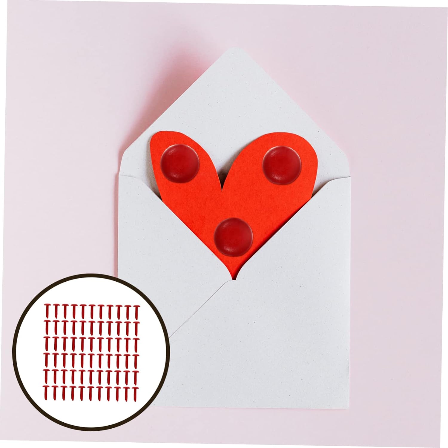 NUOBESTY 200Pcs Mini Brads for DIY Crafting Metal Fasteners Colorful Coating for Scrapbooking and Boys and Girls Crafts