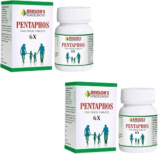 Dr. Bakshi's BAKSON'S HOMOEOPATHY PENTAPHOS TABLETS-6X-100 TABS (Pack of 2) Price In India