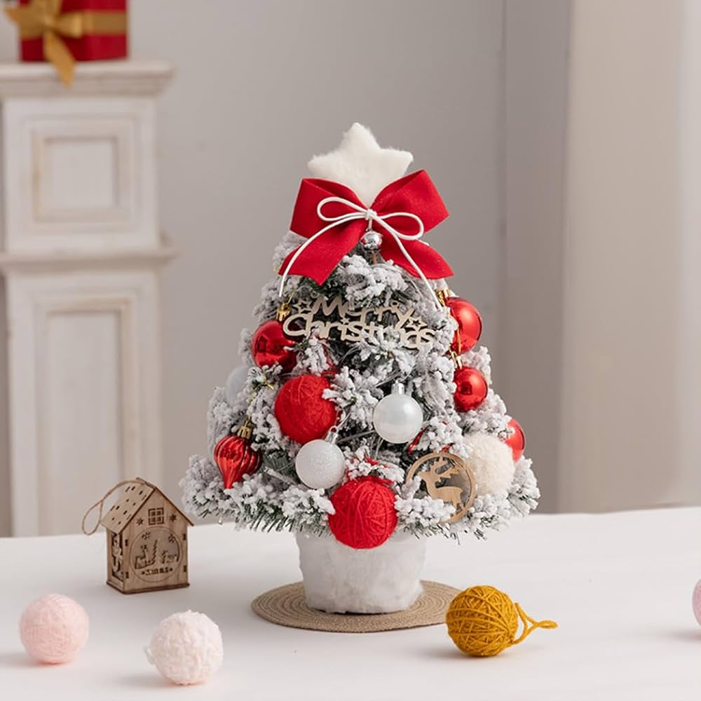 Amazon.co.jp: 【2024新登場】クリスマスツリー 卓上 ミニツリー 北欧