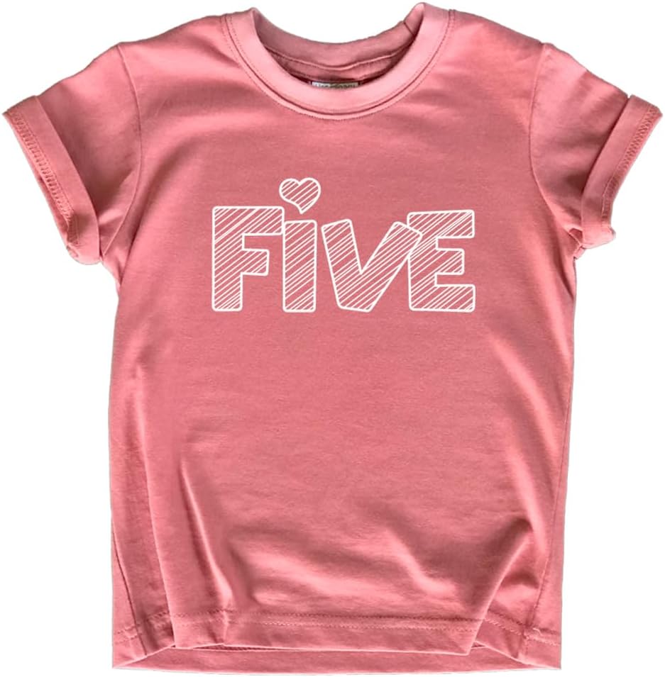 Unordinary Toddler 5th Birthday Shirt Girls 5 Year Old Outfit Girl Five Years Happy Bday Gift Fifth Tshirt
