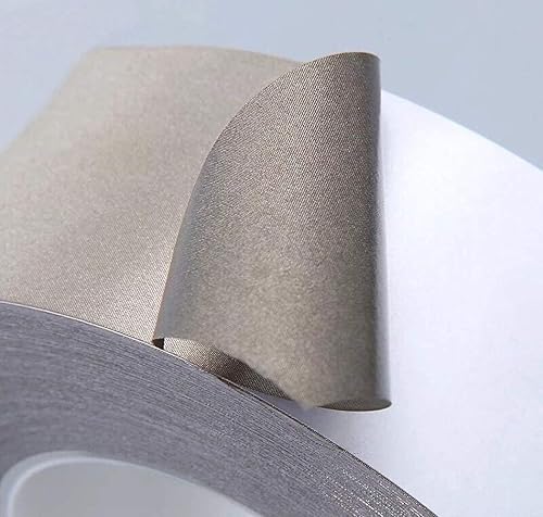 Miniatura 5 de Faraday - Cinta de tela conductora de doble cara, cinta adhesiva de tela de alta protección, cinta de tela conductora para bloqueo de señal