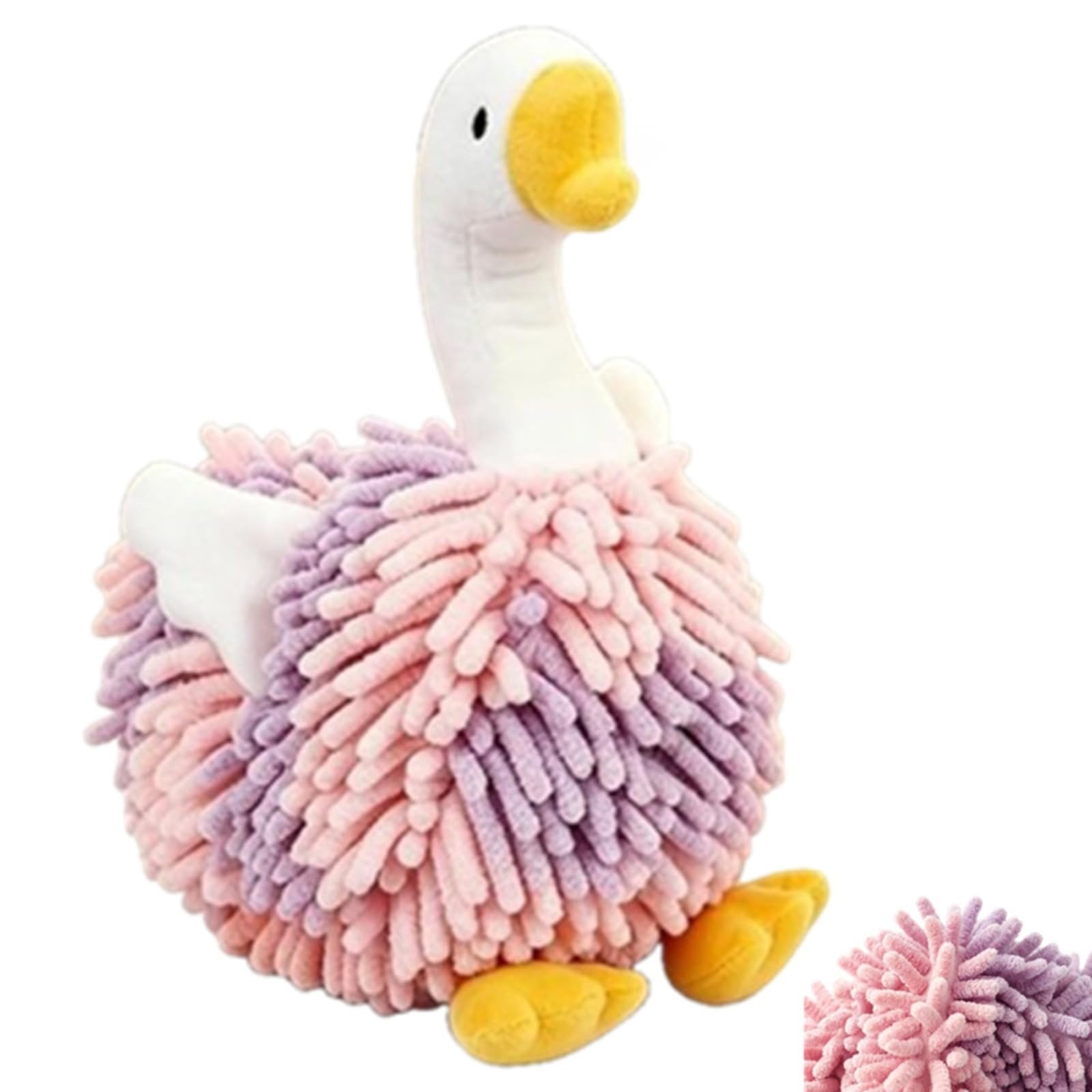 Essuie-mains chenille canard absorbant microfibre serviette suspendue lavabo cuisine douche