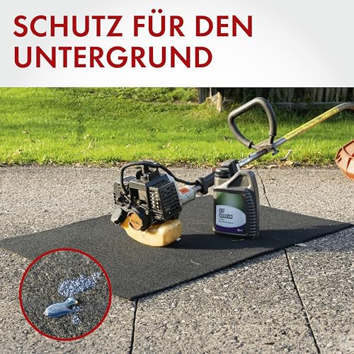 Walser Premium Öl Auffangmatte 100x200 cm, Qualitätssieger Sehr Gut*, Werkbank Unterlage, Garagenboden Matten 1 Stück, Garagenmatte Auto… – Ansicht 5