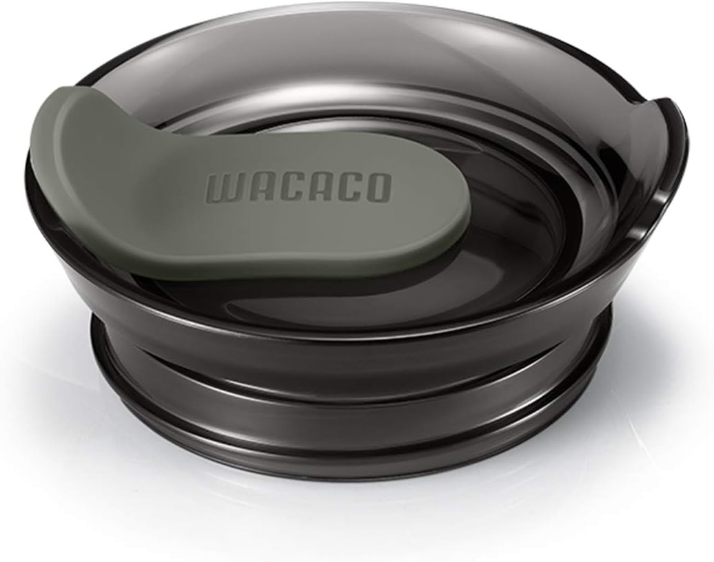 Drinking Lid, Replacement Spill-Proof Cup Lid Compatible with Pipamoka, Cuppamoka and Octaroma, Black