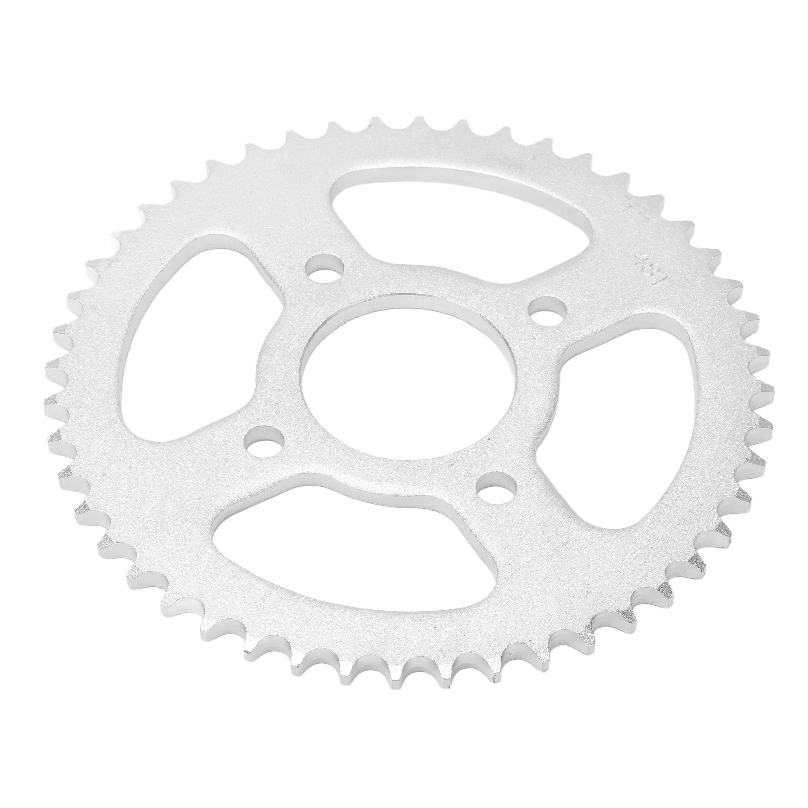 Pignon de Chaîne Arrière 48T 428, Pignon de Remplacement de Moto en Acier avec Ouverture Intérieure de 58 Mm, pour Motos Légères ATV Karting DIY