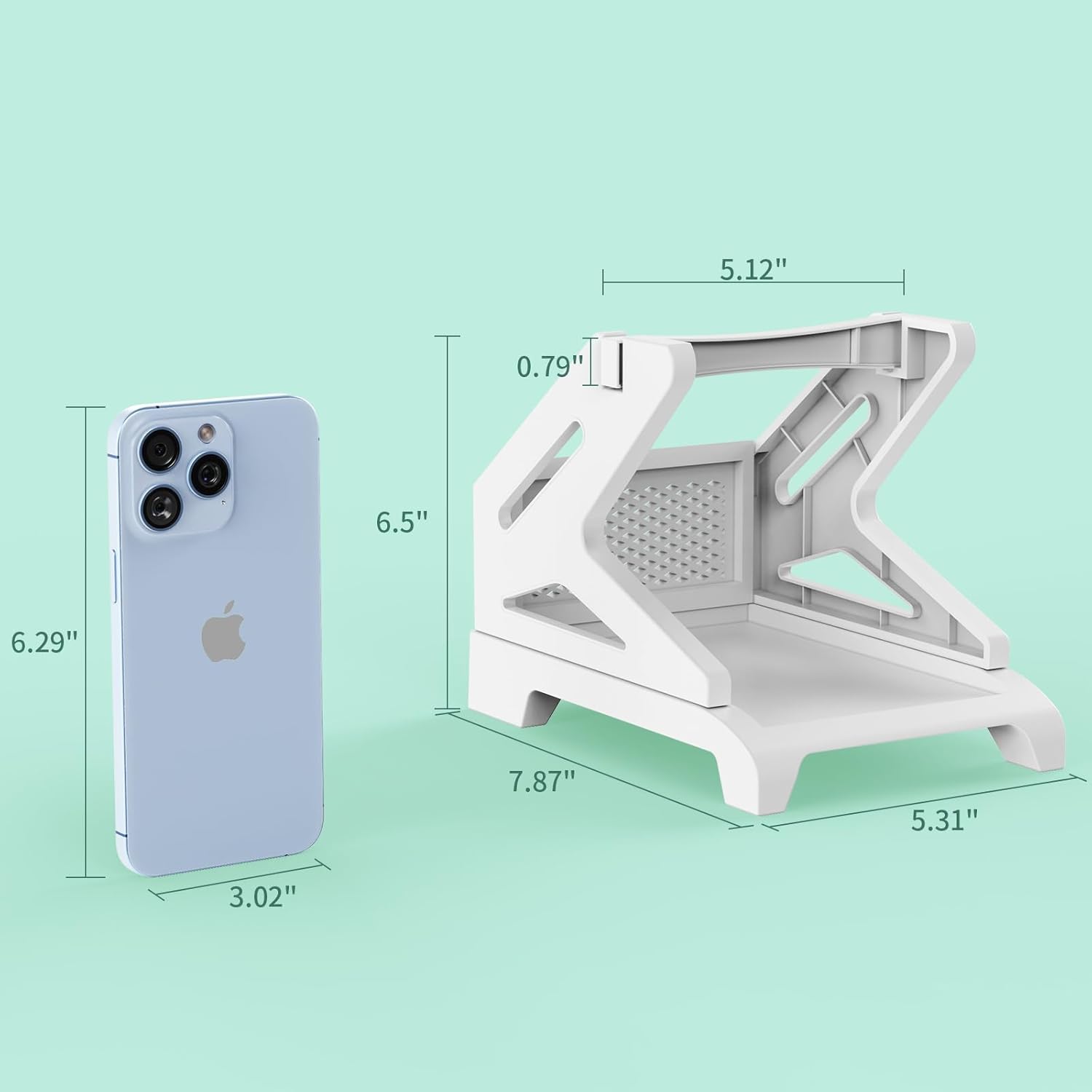 Rongta Label Holder for Rolls and Fan-Fold Labels, Thermal Sticker Roll Holder for Desktop Thermal Printer, Label Dispenser, Supplies for Office, Home (White) - Image 2