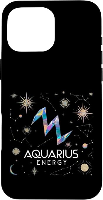 iPhone 16 Pro Max Aquarius Energy, Horoscope, Zodiac Case