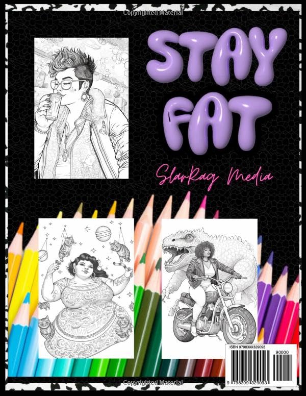 Miniatura 2 de STAY FAT Adult Coloring Book Dummy Thicc For Dummies