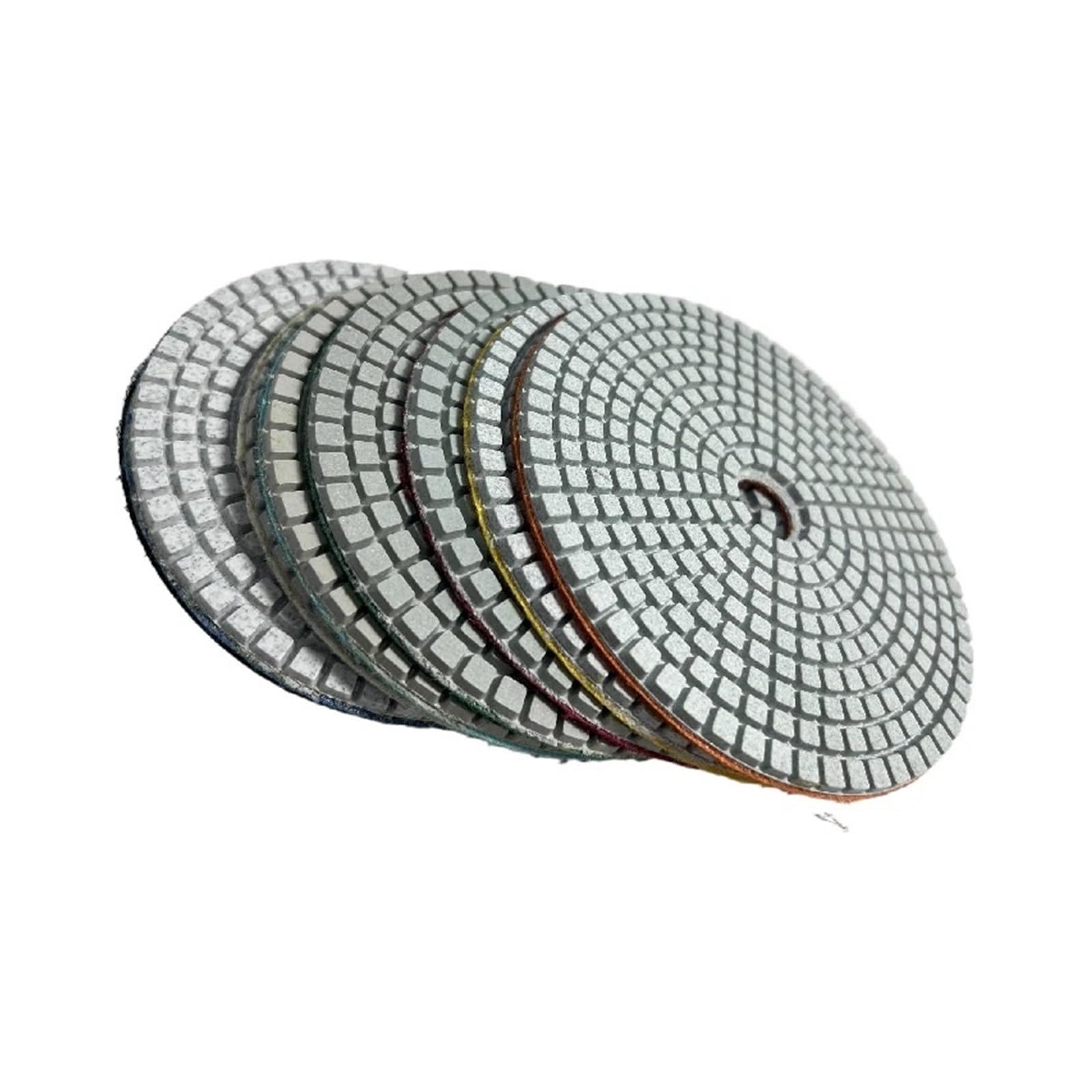 Kit de almohadillas de pulido de diamante M14, 8 Uds., 5 pulgadas, 125mm, húmedo/seco, for piedra de granito, hormigón, mármol, juego de discos de molienda