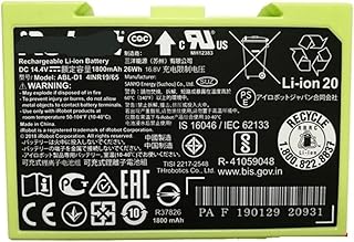 Batterie De Remplacement I7 14,4 V 1800 MAh, Compatible avec IRobot Roomba E Et I Series I7+ E5 7150 7550 I3 3150 I3+ 3550 I4 4150 I4, Pièce De Rechange