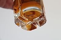 Vista 8 de Whiskey Rocks - Juego de 4 vasos transparentes de 6.5 onzas (6.3 fl oz) con base sólida pesada, buenos para Bourbon Jack Daniels Tennessee y Scotch