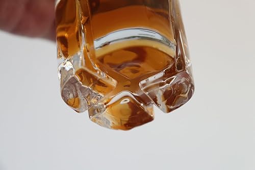 Miniatura 8 de Whiskey Rocks - Juego de 4 vasos transparentes de 6.5 onzas (6.3 fl oz) con base sólida pesada, buenos para Bourbon Jack Daniels Tennessee y Scotch