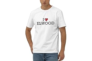 Funny T Shirts for Men I Love Elwood T Shirt Mens Novelty Shirts Funny Tees
