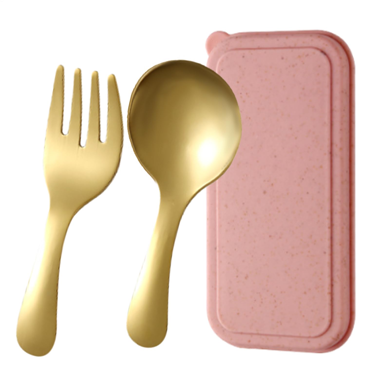 Löffel-Gabel-Set Besteck- und Geschirrkasten | Kleines Löffel Und Gabel Besteckset Für Reise Küche Camping Outdoor Picknick Mittagessen Kinder Erwachsene