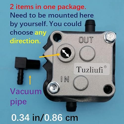 Miniatura 2 de Tuzliufi Bomba de combustible compatible con Mercury 14360A16 14360A24 14360A27 14360A41 14360A43 14360A50 14360A66 14360A69 14360A71 14360A71 3 143