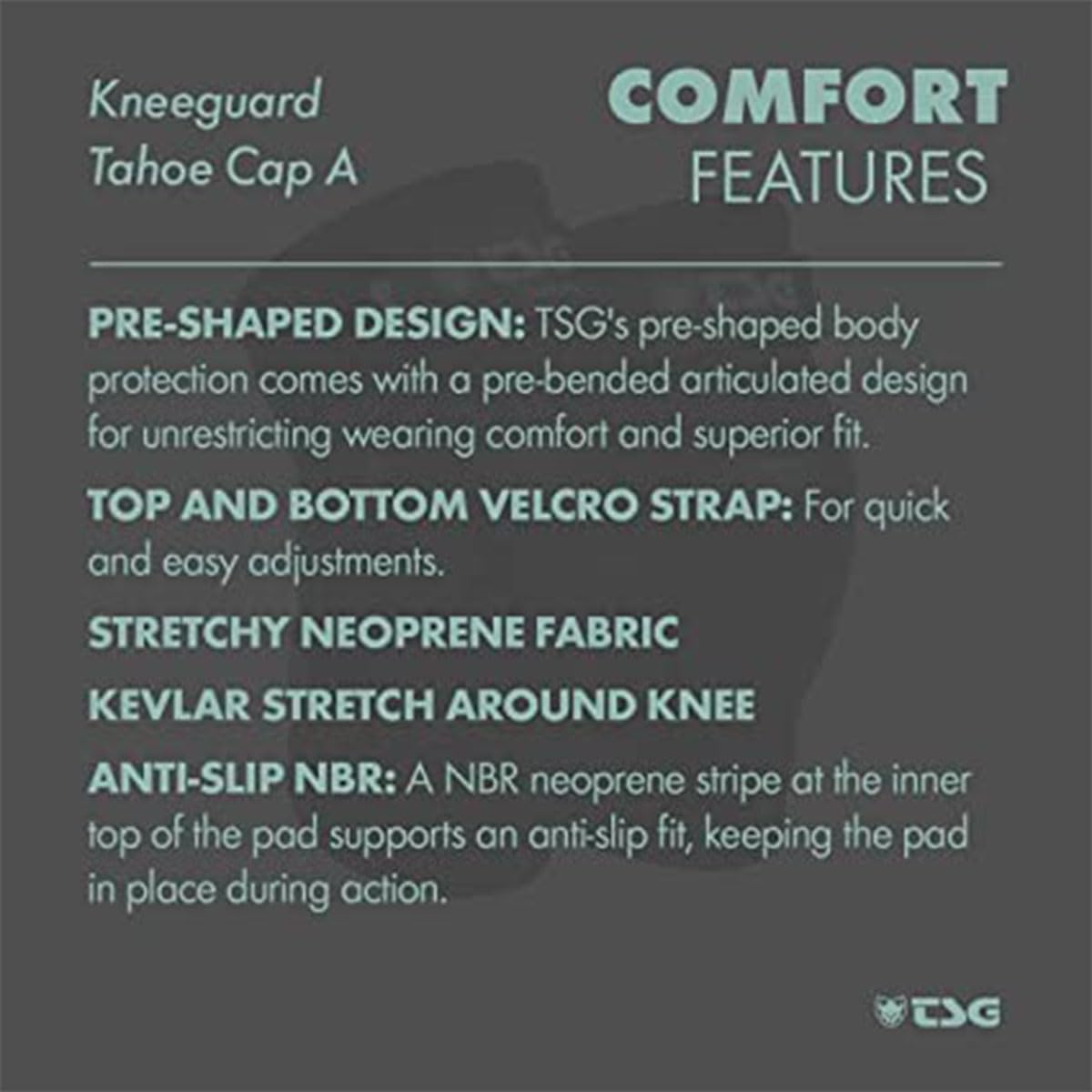TSG Kneepad Force III A Genouillères. Mixte