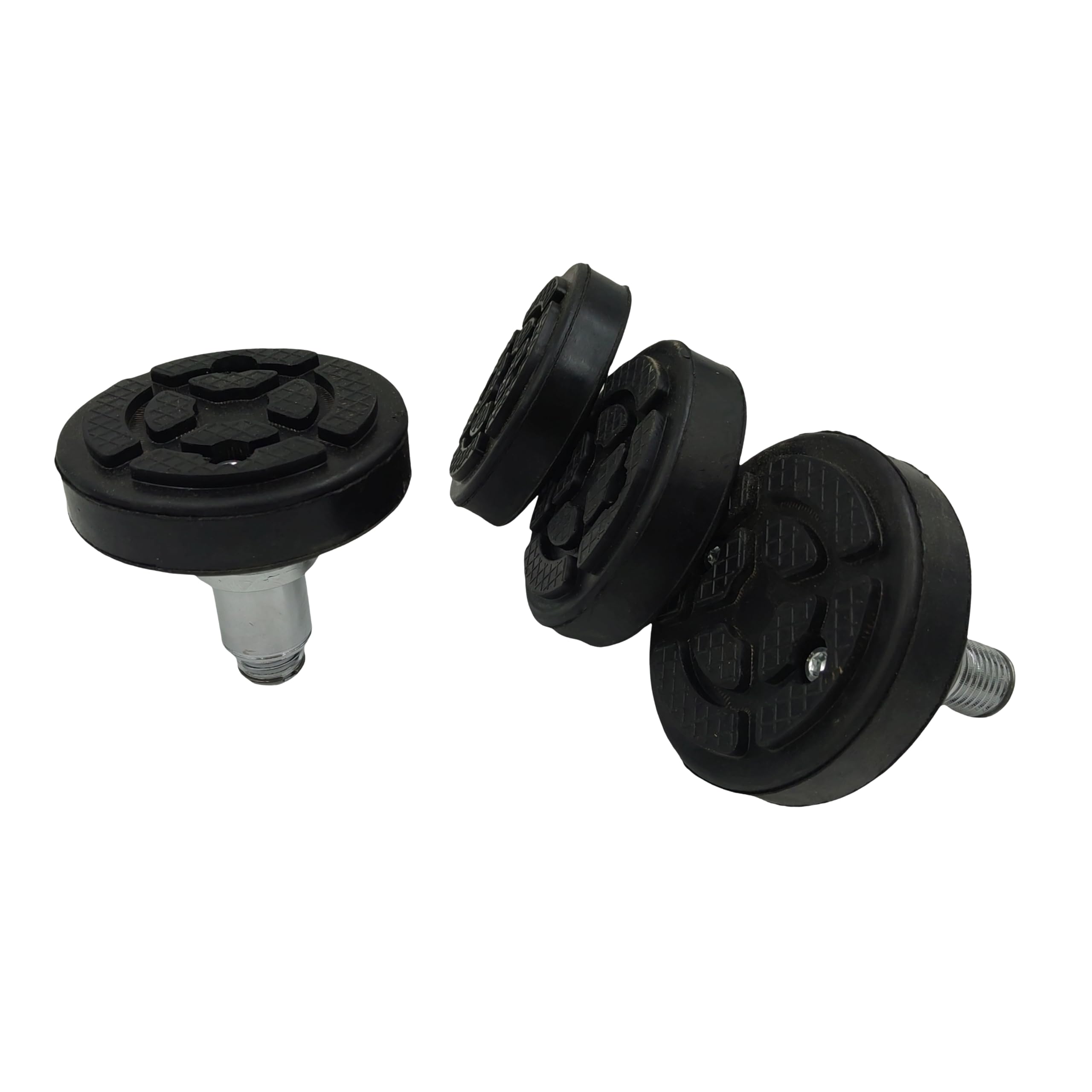 Car Lift Round Tray Rubber Pads – Raised Peg Pads, 235mm Diameter | Protects Vehicle Undercarriage 5 thumbnail image