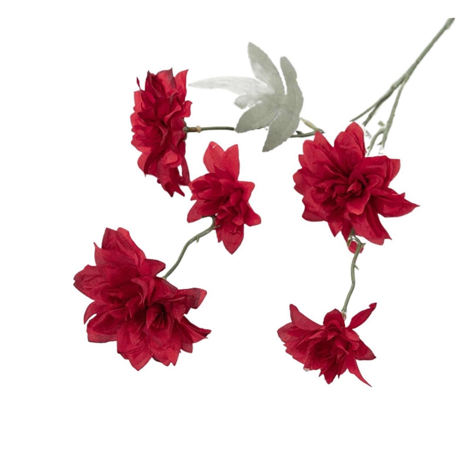 LXLAEOANG Artificial Flower Branches 5 Heads Silk Artificial Flowers Fake Wedding Party Home Decor DIY 3 Pcs(Color8)