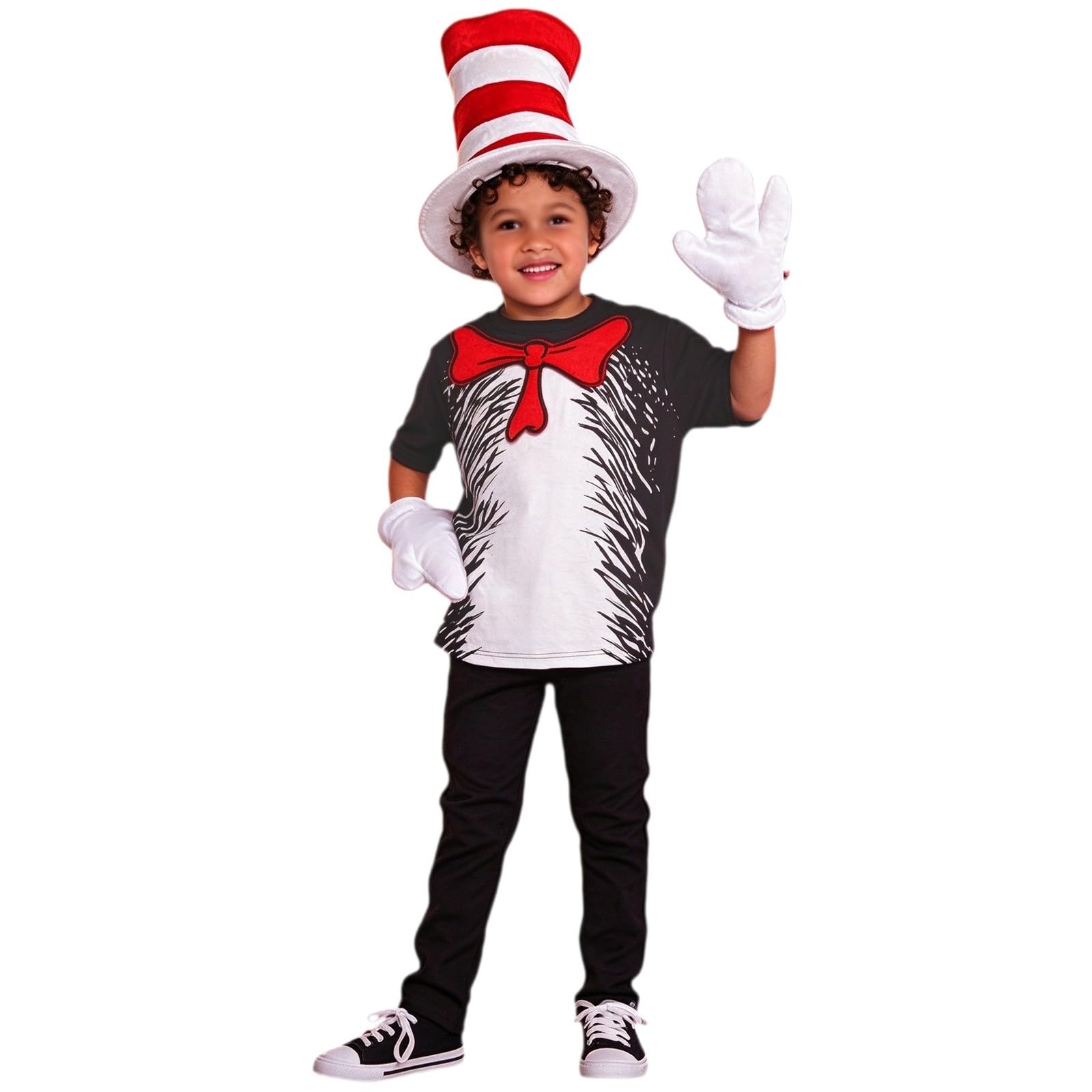 Cat Costume In The Hat Kids Scary Cat Halloween Costumes Dress Up Outfit