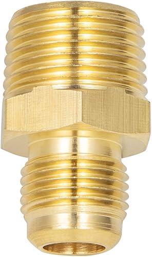 Miniatura 39 de Kits surtidos de tapas de latón, tubo acampanado SAE de 45 grados para tubo de 1/4 pulgadas 5/16 pulgadas 3/8 pulgadas 1/2 pulgadas 5/8 pulgadas OD