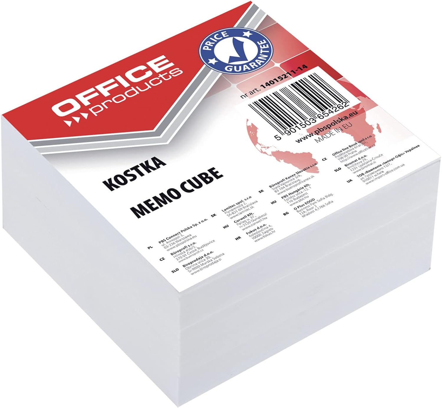 Note Box Refill Colourful 85 x 40 x 85 mm