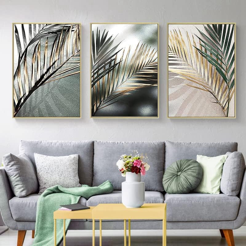 LPFNSF Modern Abstract Poster Set, Bohemian Style Home Background Wall Decoration Picture, Plant Leaf Printed Poster - Image 2