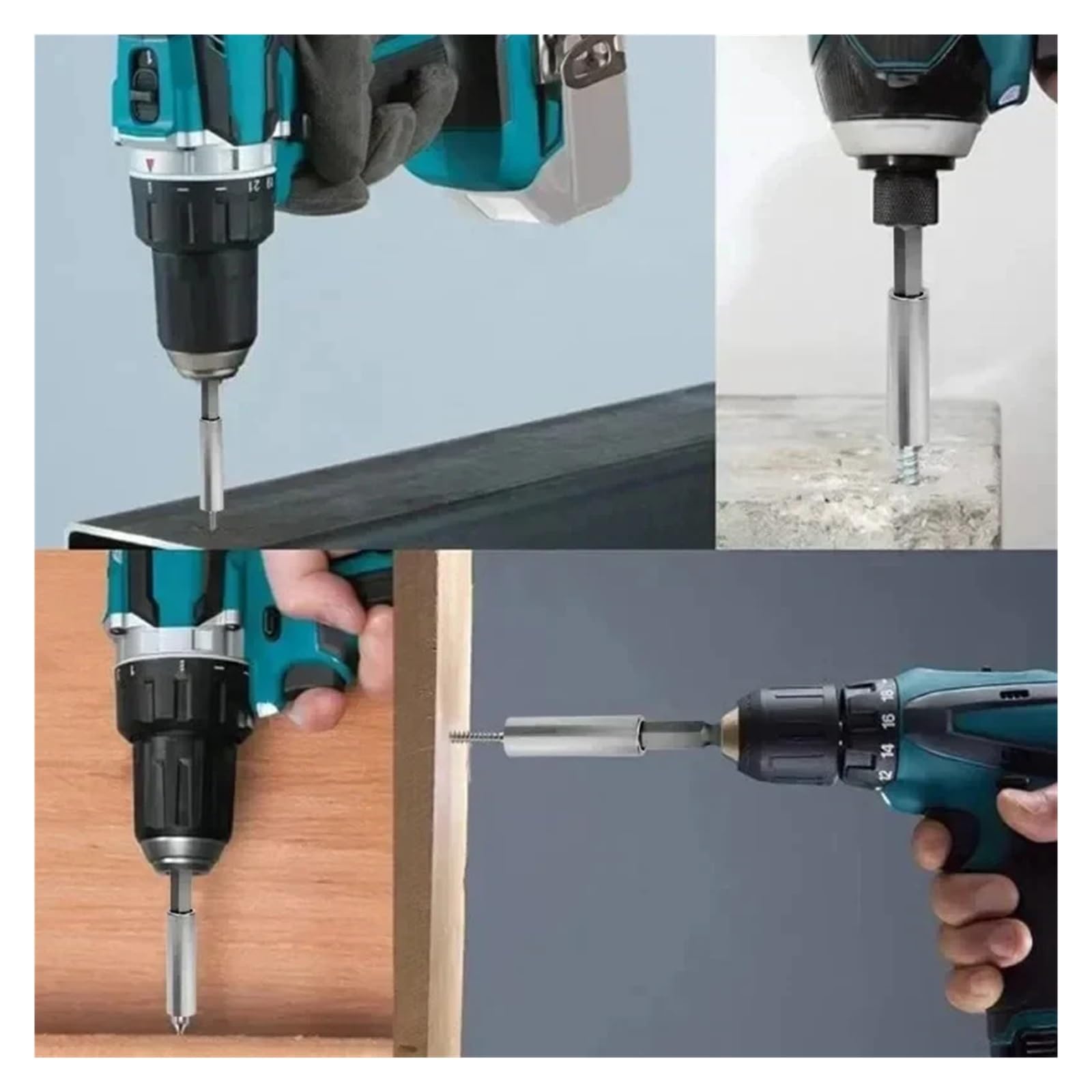 Conectores de mango acero al carbono, destornilladores, soporte for puntas, herramientas eléctricas, extensión destornillador magnético, biela Hexagonal(30PCS)