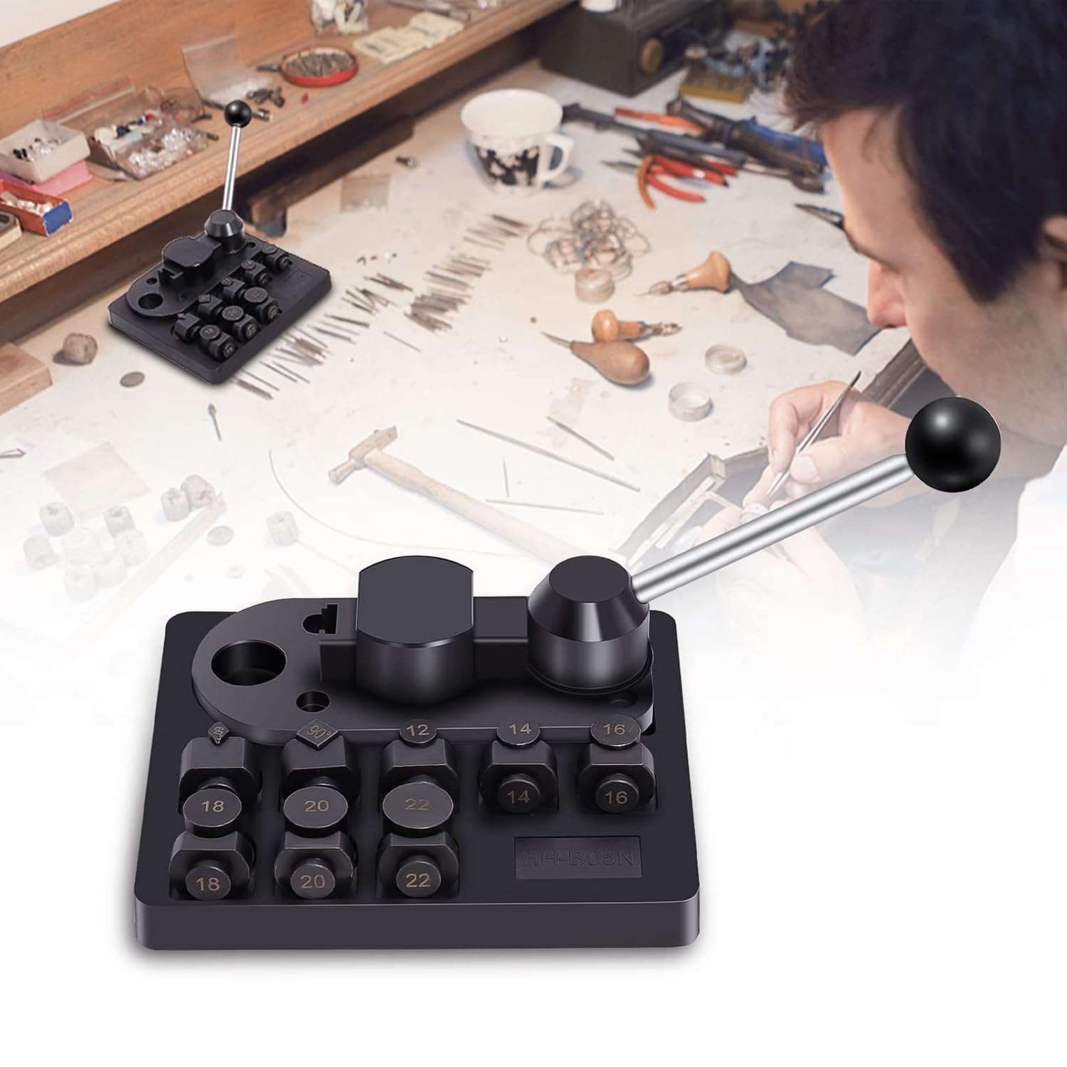Ring Bender Tool,Sieraden Buigmachine Set Multifunctionele Ringen Oorbellen Buiggereedschap Sieraden Maken Tool, for Sieraden Maker, Sieraden Ontwerper, for Ringen, Oorbellen