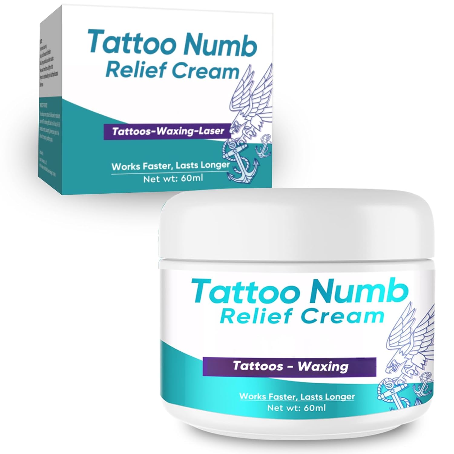 Tattoo Numbing Cream, 68 Hours Extra Strength Painless Numbing Cream for Tattoos