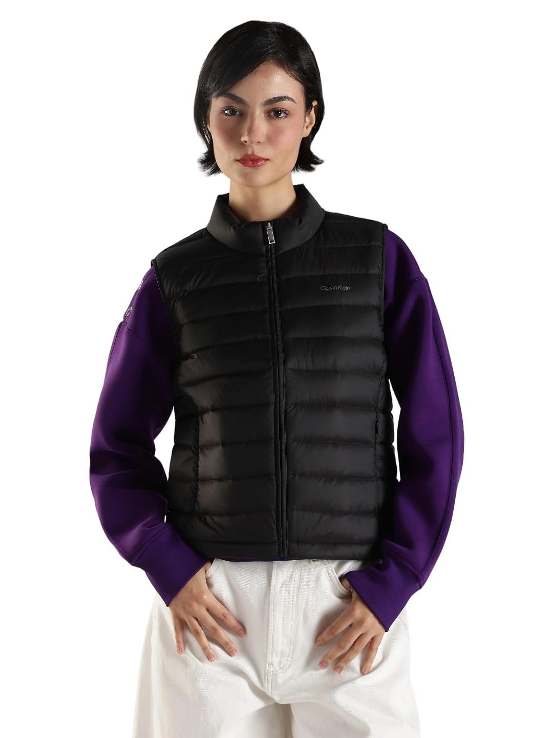 calvin klein jeans Quilted regular fit nylon jacket-picture-43