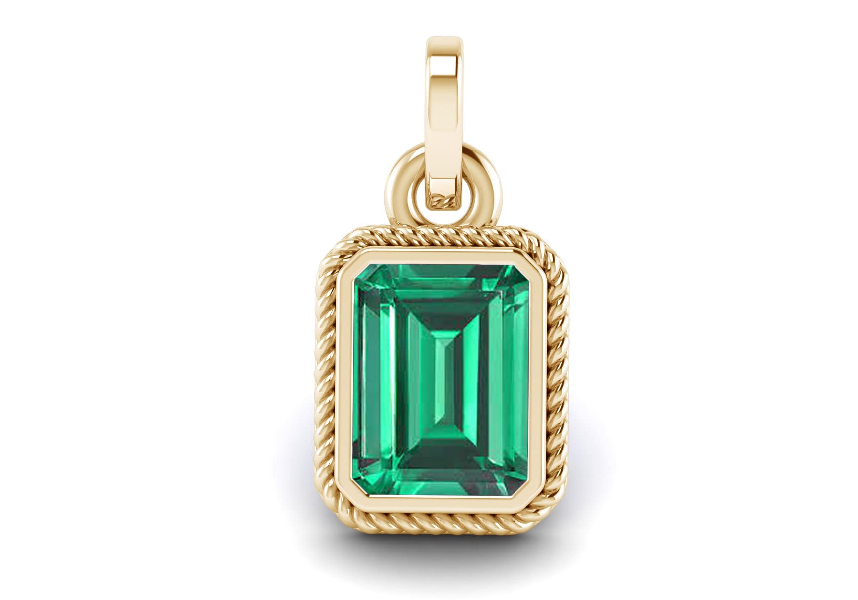 14.25 Carat Natural Emerald Panna Pendant Locket (Astrological Purpose Panna Pendant) for Men and Women-image-41