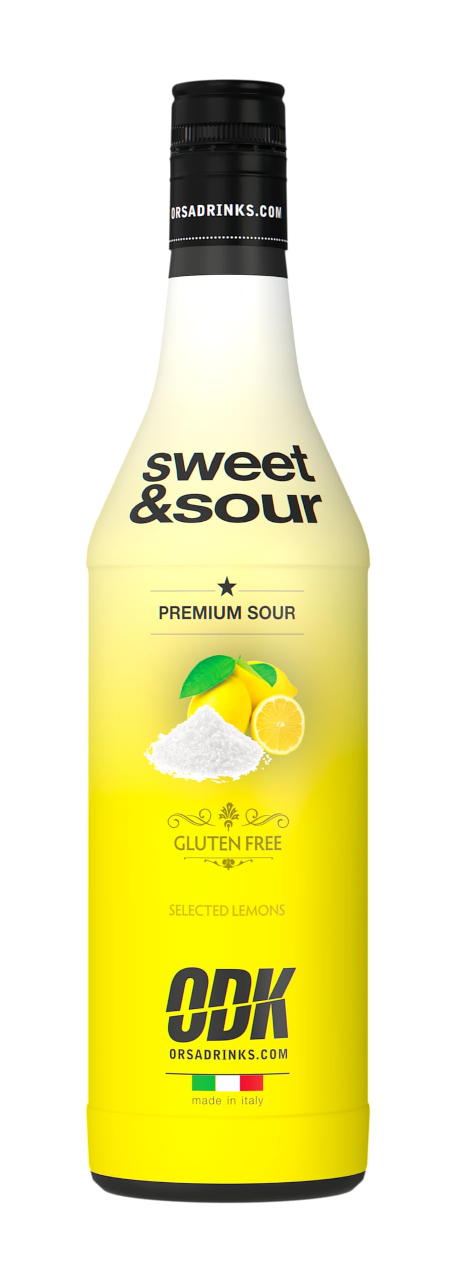 ODK Sweet and Sour | Citrus Juice Infused Fruit Syrup | Cocktails, Cooking, Baking and Desserts, 75cl