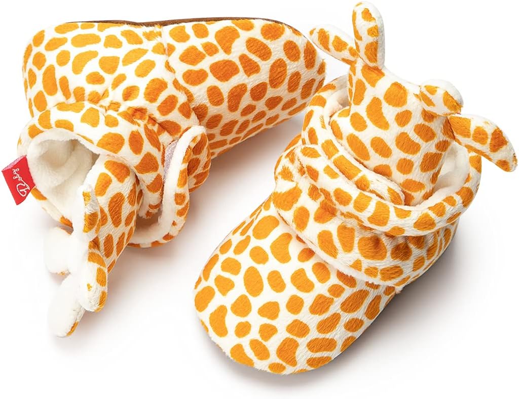 Meckior Newborn Infant Baby Girls Boys Warm Fleece Winter Booties First Walkers Slippers Shoes