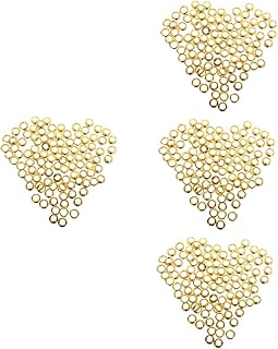 Sewroro 200 Conjuntos De Arruelas De Botão De Ar Kits De Ilhós De Costura Ilhós De Sapato Ilhós De Sapato Fixadores De Roupas Ilhós De Couro Botão De Fixação Kit De Botão De Ilhós